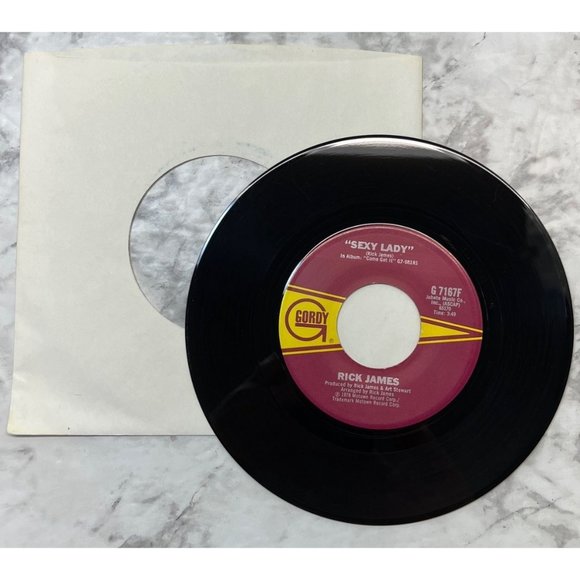 Rick James Sexy Lady / Bustin Out 45 Soul Funk 1978 Gordy 7167F - Picture 3 of 6